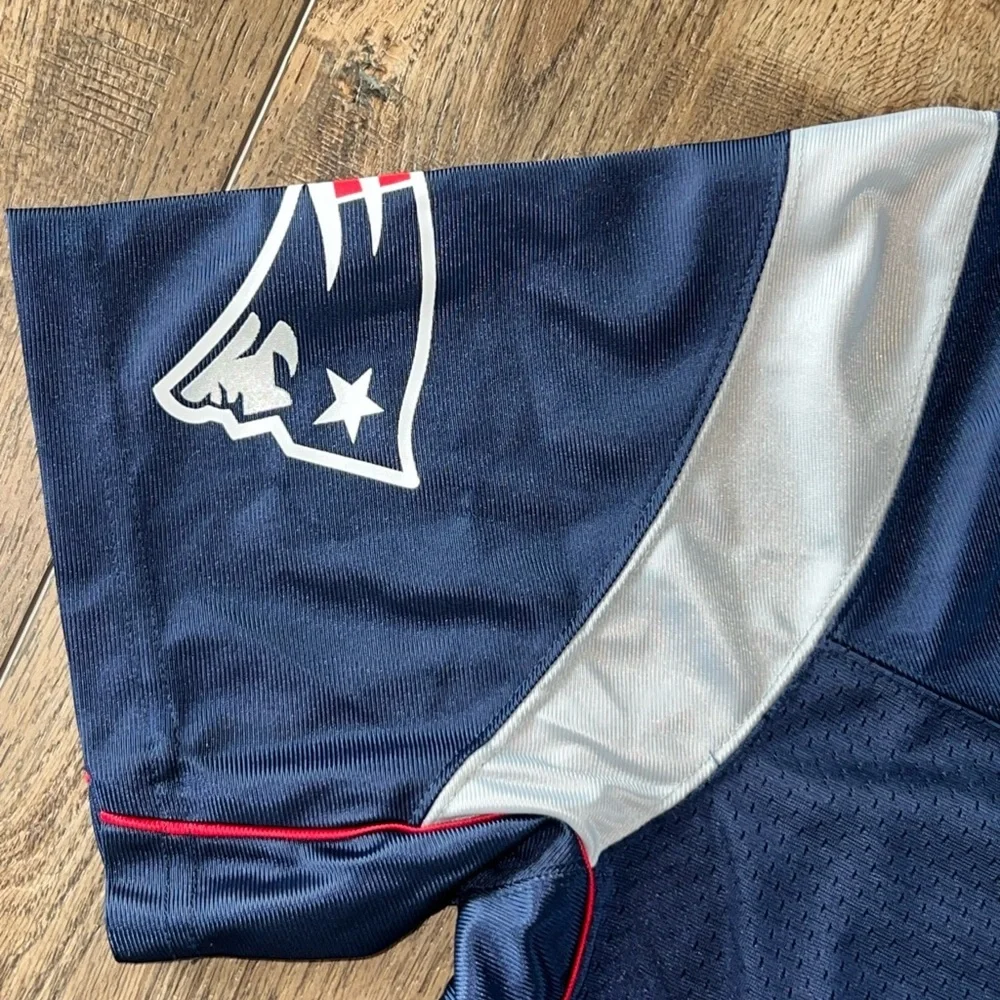 New England Patriots Womens NFL Pro Line Blank Jersey Blue Size Large NWT - Picture 3 of 9